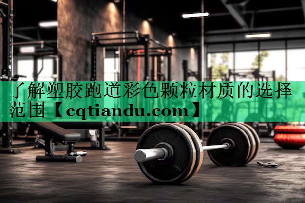 了解塑胶跑道彩色颗粒材质的选择范围